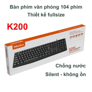 Bàn phím văn phòng chống ồn K200 MeeTion